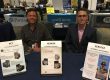 Nathan Blackstock (L), Luis Llorens, President